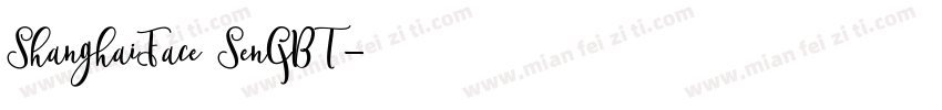 ShanghaiFace SenGBT字体转换